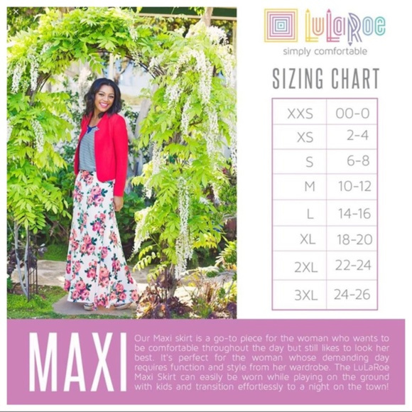 Lularoe Maxi Skirt EUC - Picture 6 of 6